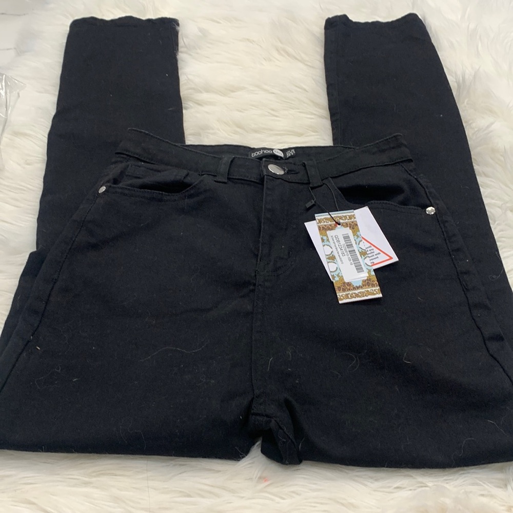 Boohoo‎ Tall Black Size 6 Jeans. New With Tags.